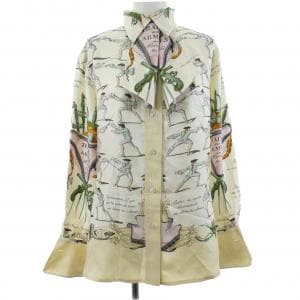 【ヴィンテージ】エルメス HERMES TRAITE DES ARMES ツイルレーヌ. シャツ