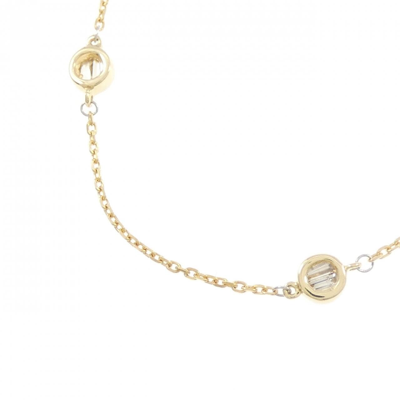 K18YG ダイヤモンド ネックレス