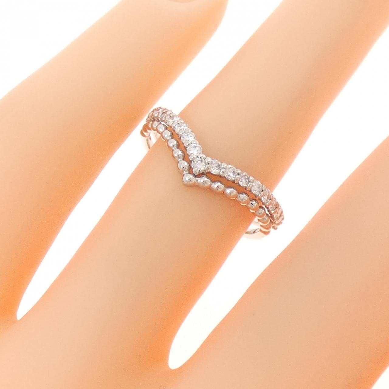 PT950 ダイヤモンド リング 0.27CT