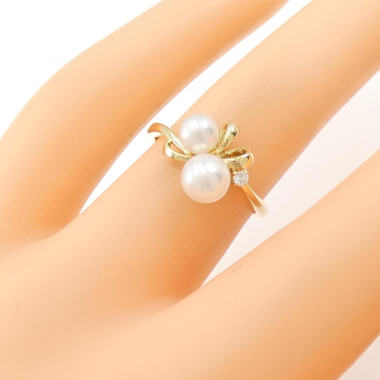 MIKIMOTO Akoya珍珠戒指