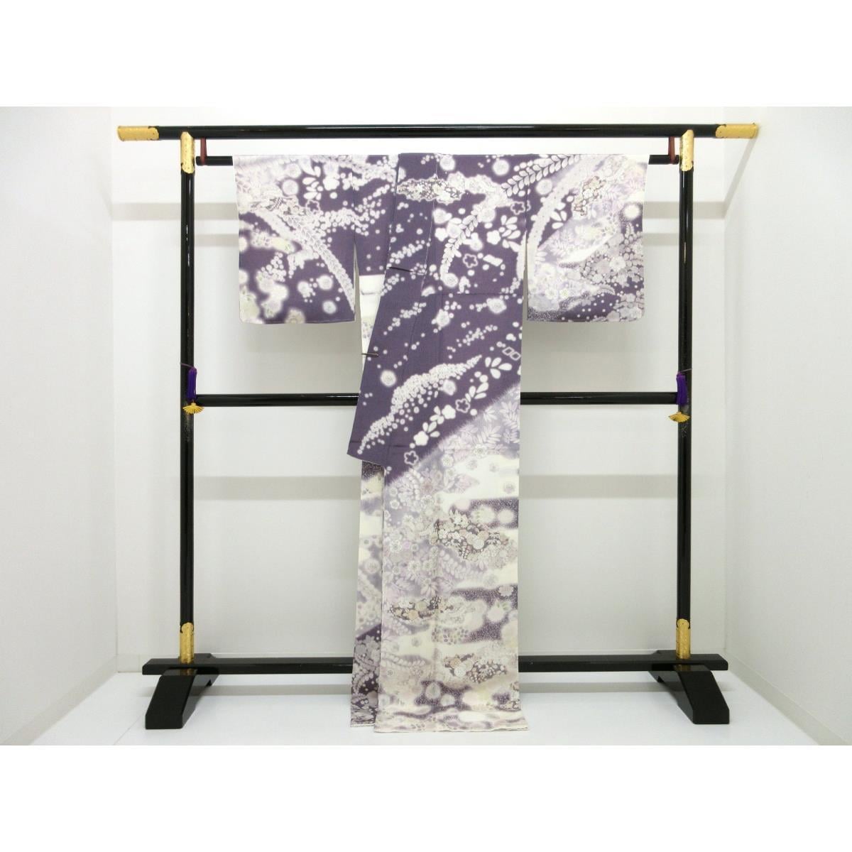 【未使用品】訪問着 友禅加工