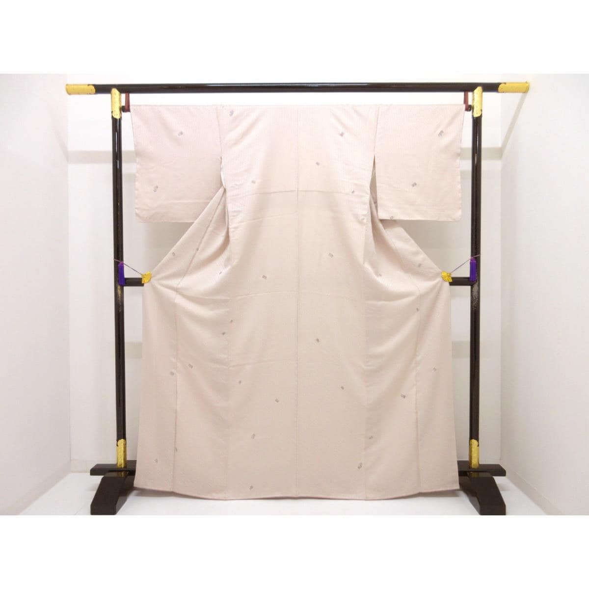 小紋　刺繍加工