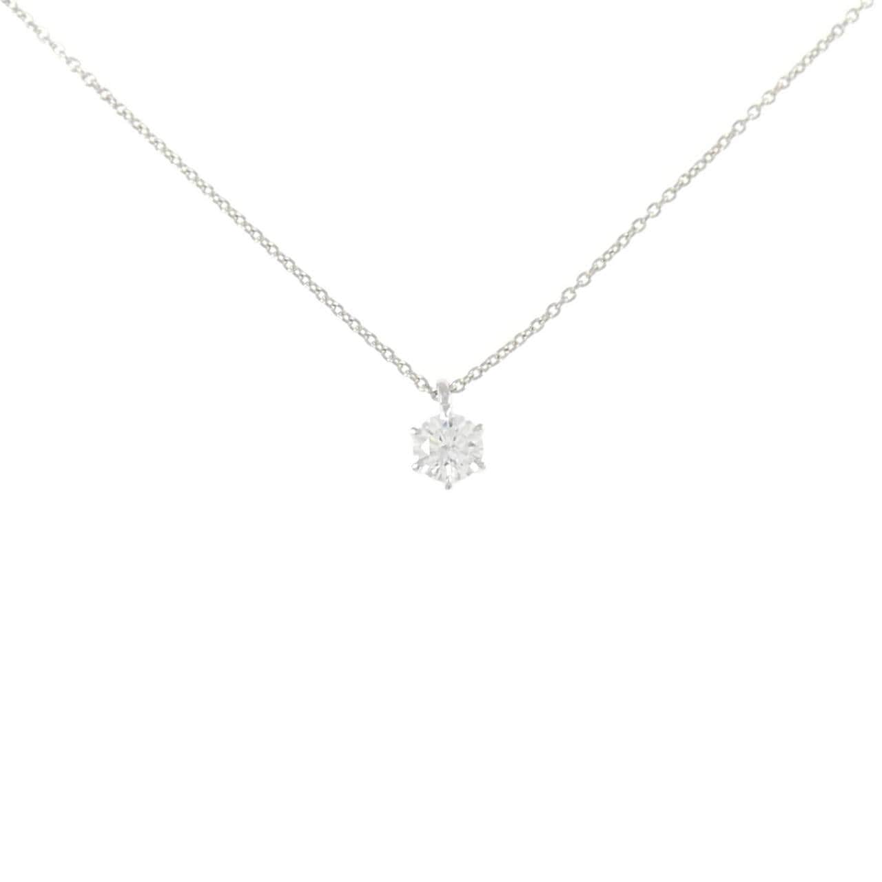 PT900/PT850 ソリティア ダイヤモンド ネックレス 0.261CT