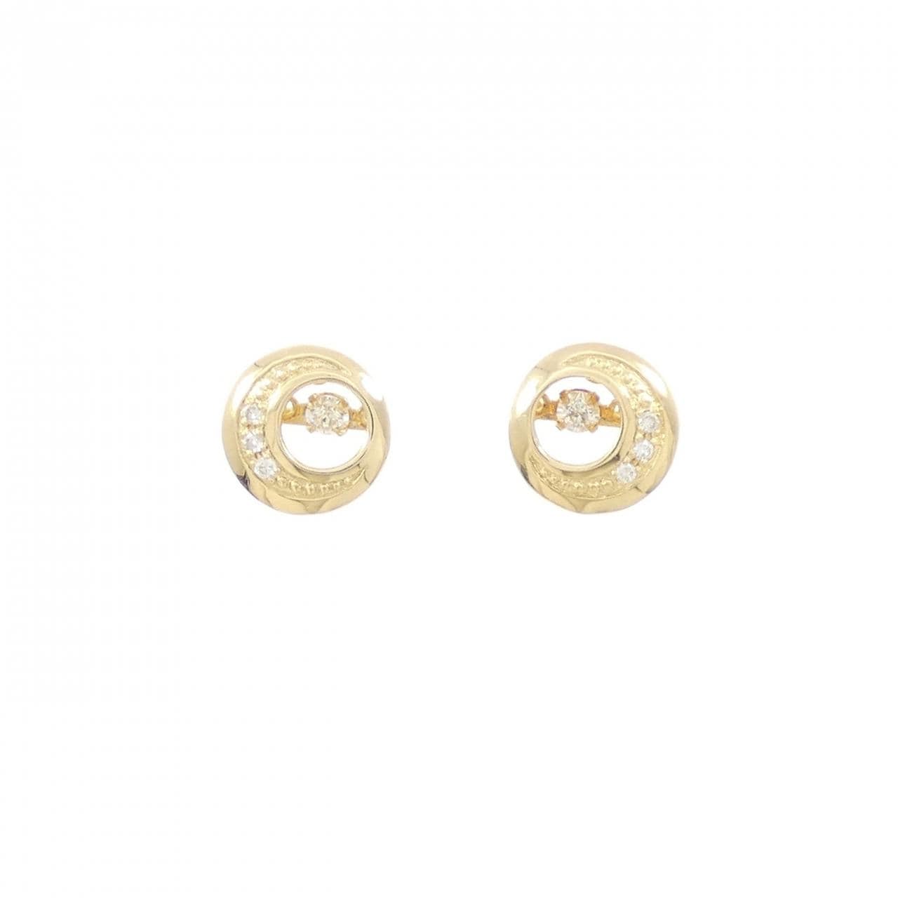 フェスタリア ダイヤモンド ピアス 0.12CT