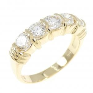K18YG ダイヤモンド リング 1.00CT