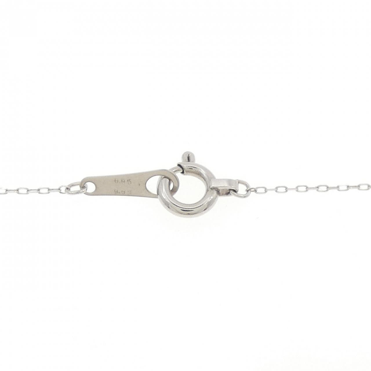 【新品】PT900 サファイヤ ネックレス 0.05CT