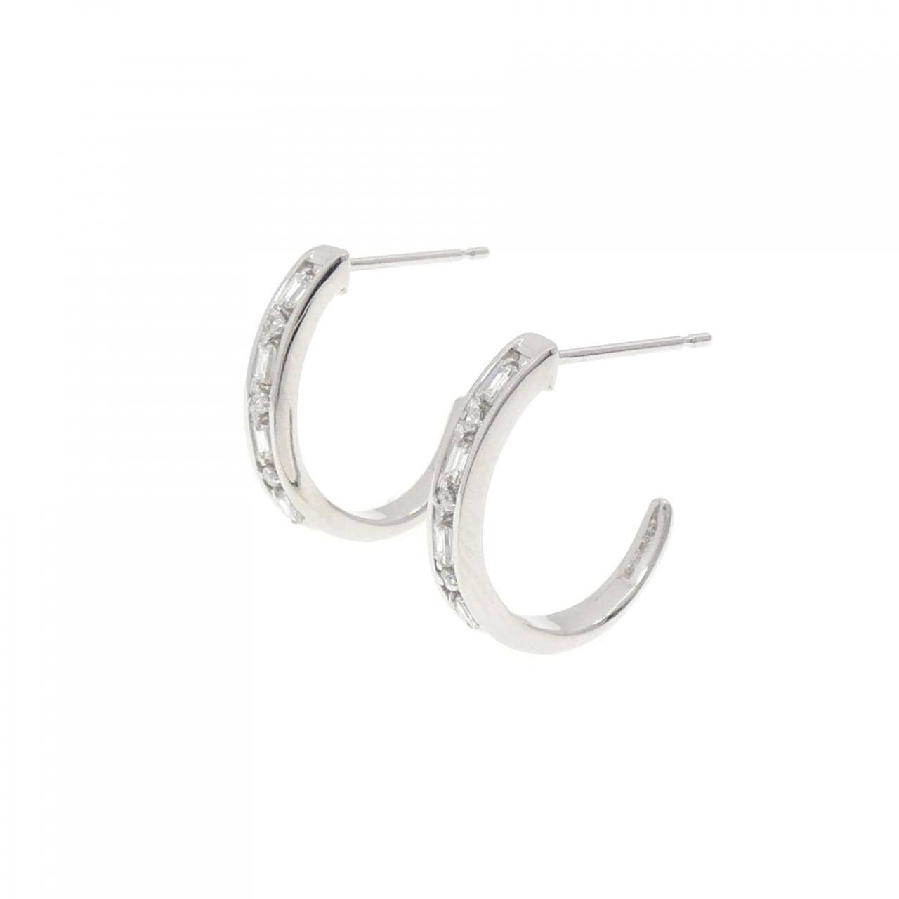 【新品】PT900 ダイヤモンド ピアス 0.18CT