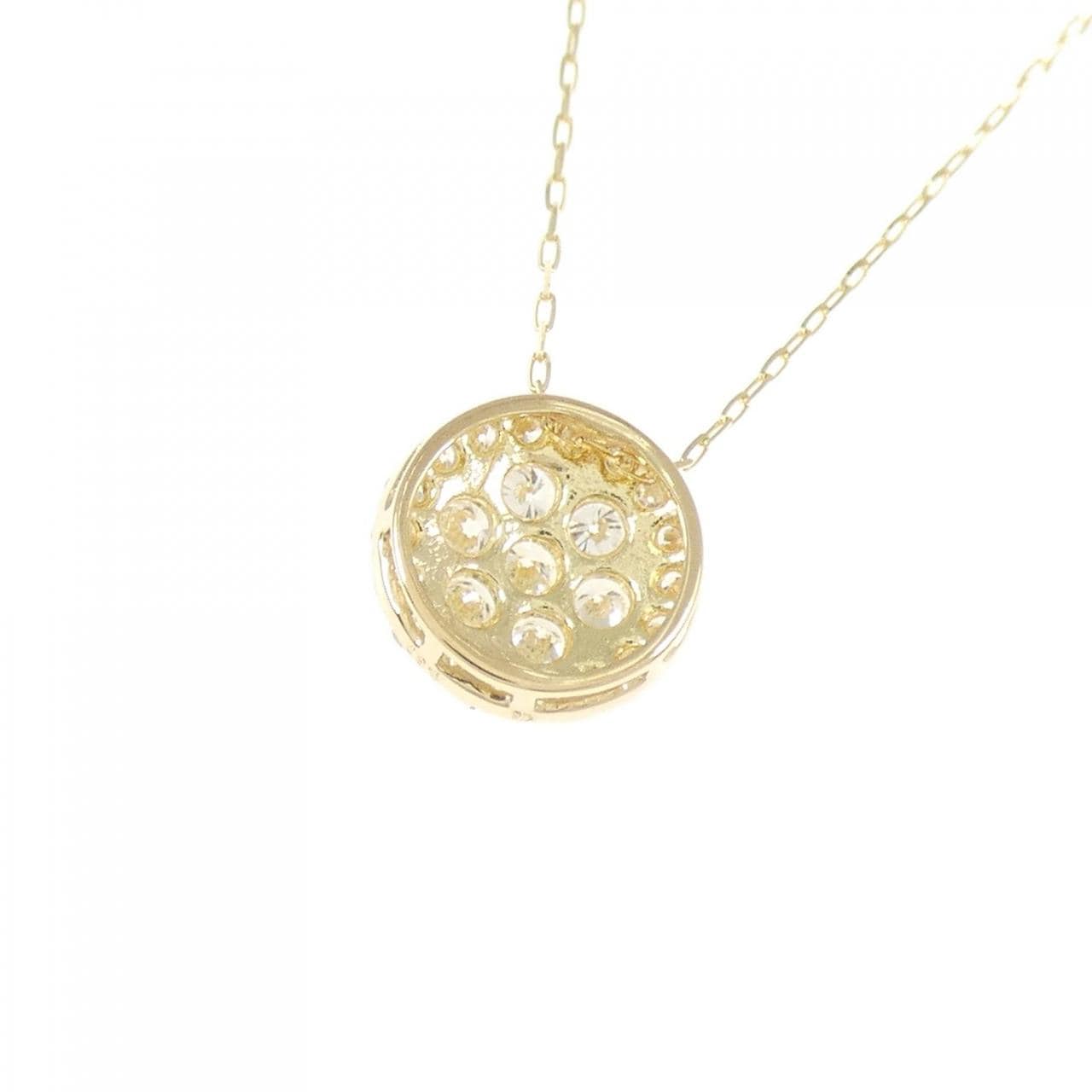 【リメイク】K18YG ダイヤモンド ネックレス 0.30CT