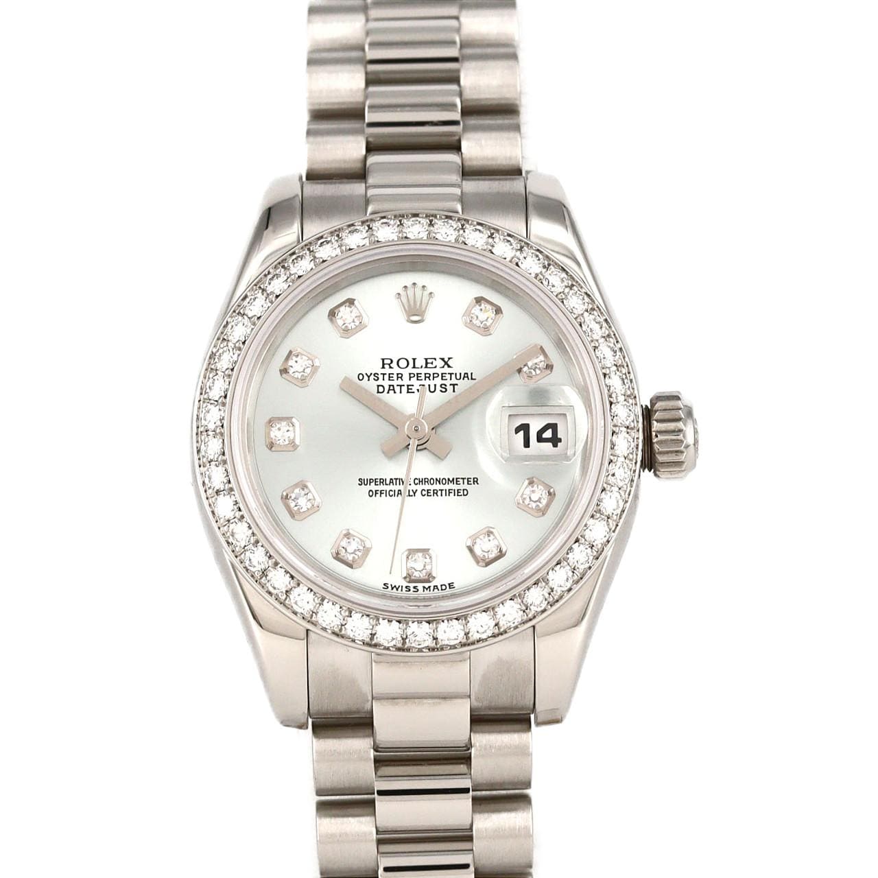 ロレックス デイトジャスト 179136G PT 自動巻