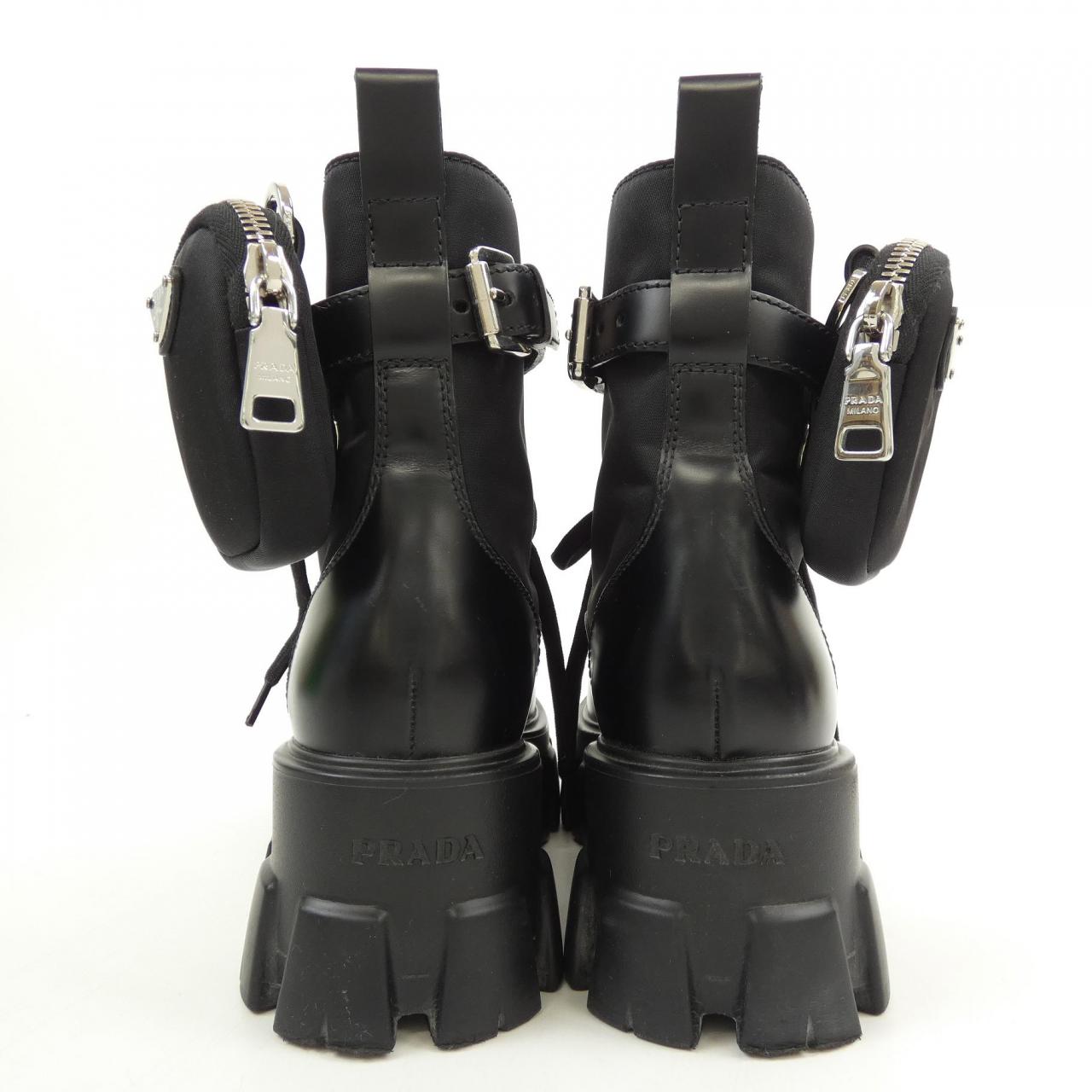 プラダ PRADA モノリス トライアングルロゴ 1T255M ブーツ