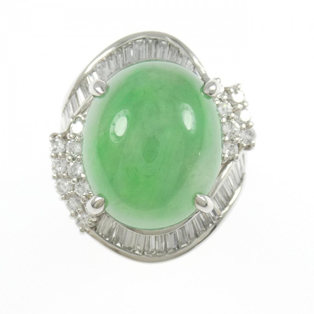 PT900 ヒスイ リング 15.87CT