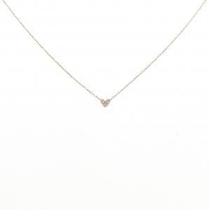 K10YG ハート ダイヤモンド ネックレス 0.01CT