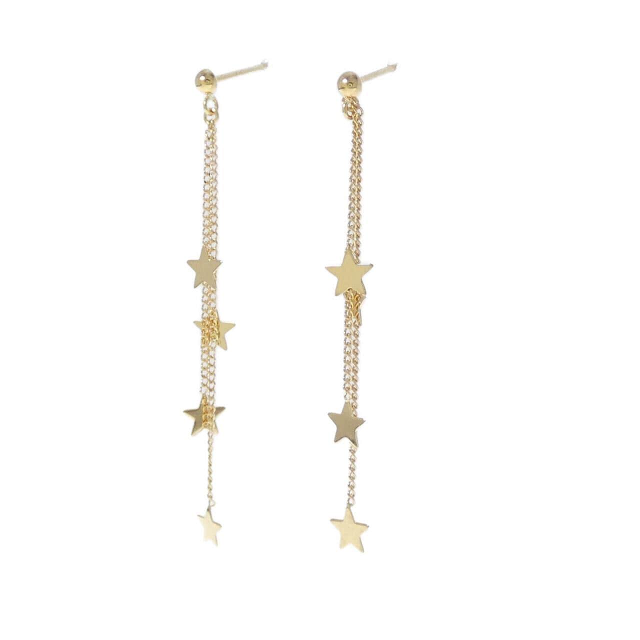 K18YG スター ピアス