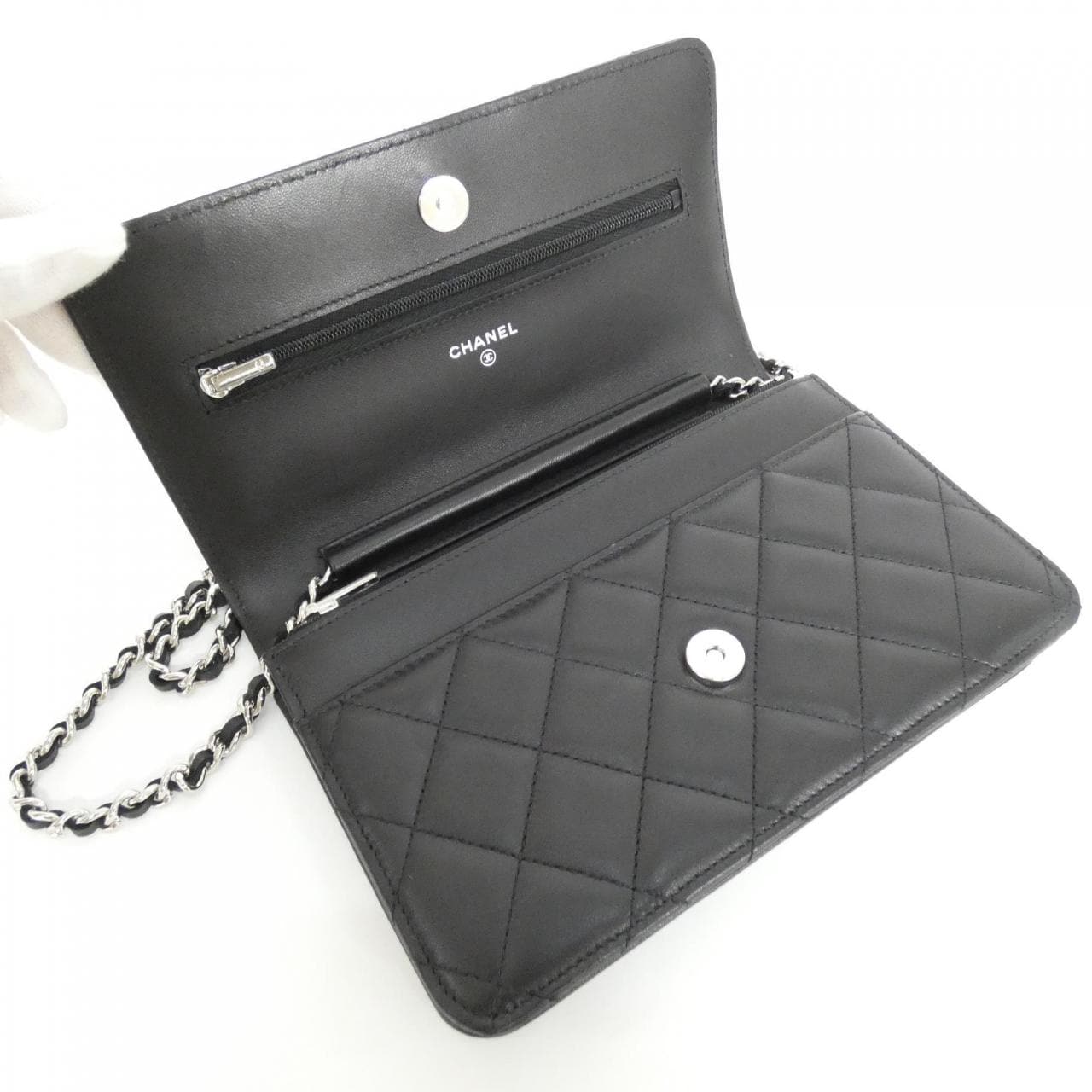 シャネル タイムレスクラシック ライン AP0250 チェーンウォレット