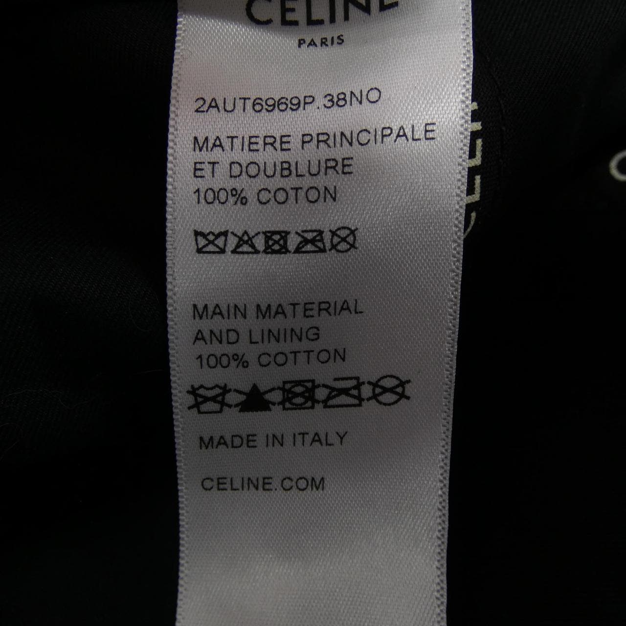 セリーヌ CELINE トリオンフベースボールキャップ 2AUT6969P キャップ