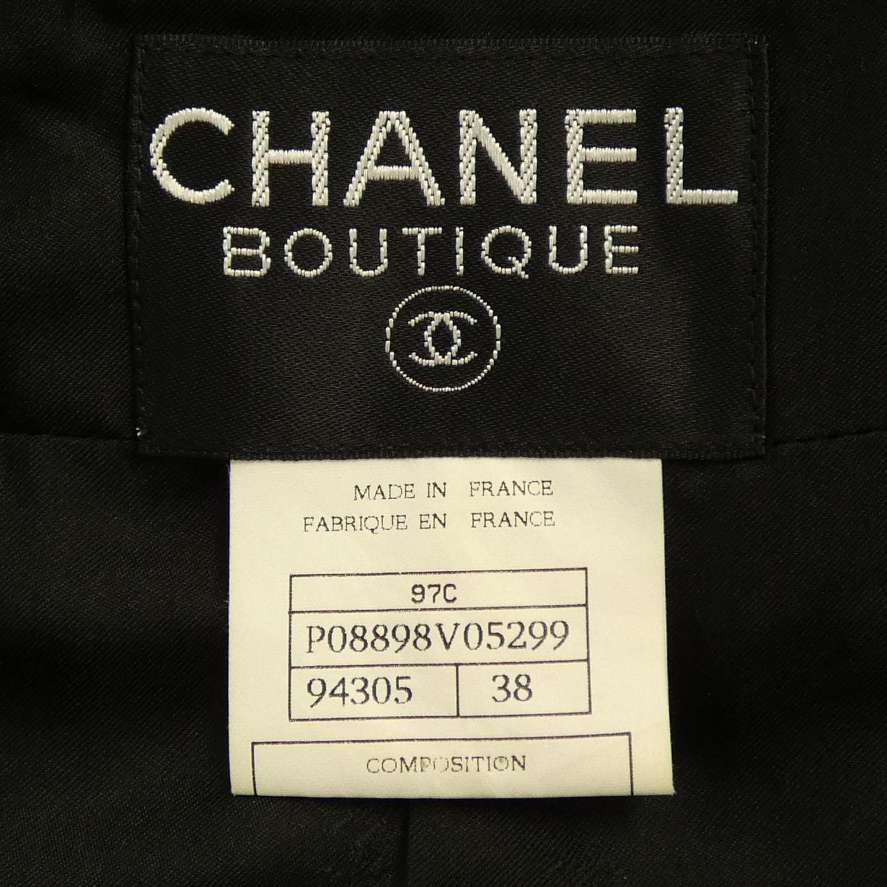 【ヴィンテージ】シャネル CHANEL P08898V05299 97C スーツ