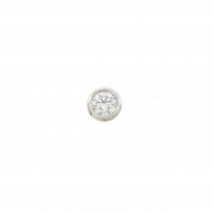 PT900 ソリティア ダイヤモンド ピアス 0.273CT 片耳