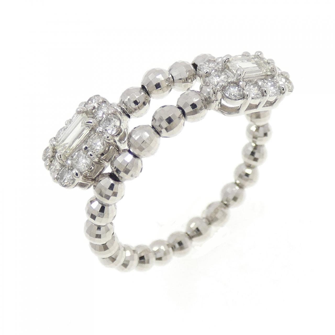 PT950/PT850 ダイヤモンド リング 0.50CT