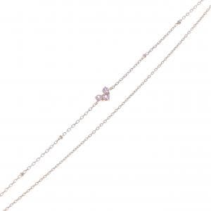 4゜C ハート サファイヤ ブレスレット