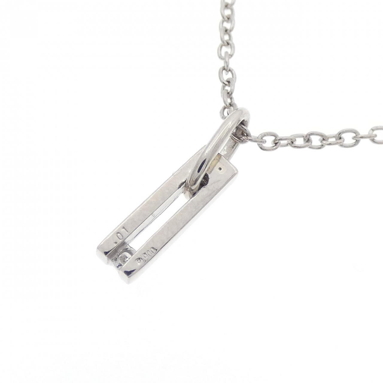 PT900/PT850 ダイヤモンド ネックレス 0.01CT