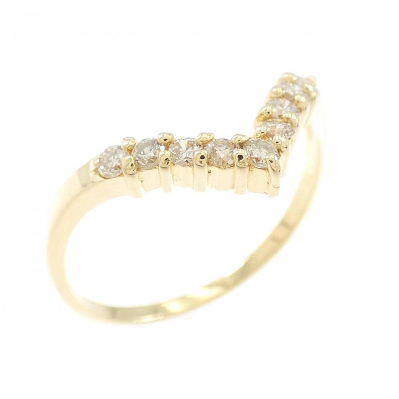 K18YG ダイヤモンド リング 0.21CT