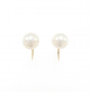 K18YG アコヤパール イヤリング 7.5mm