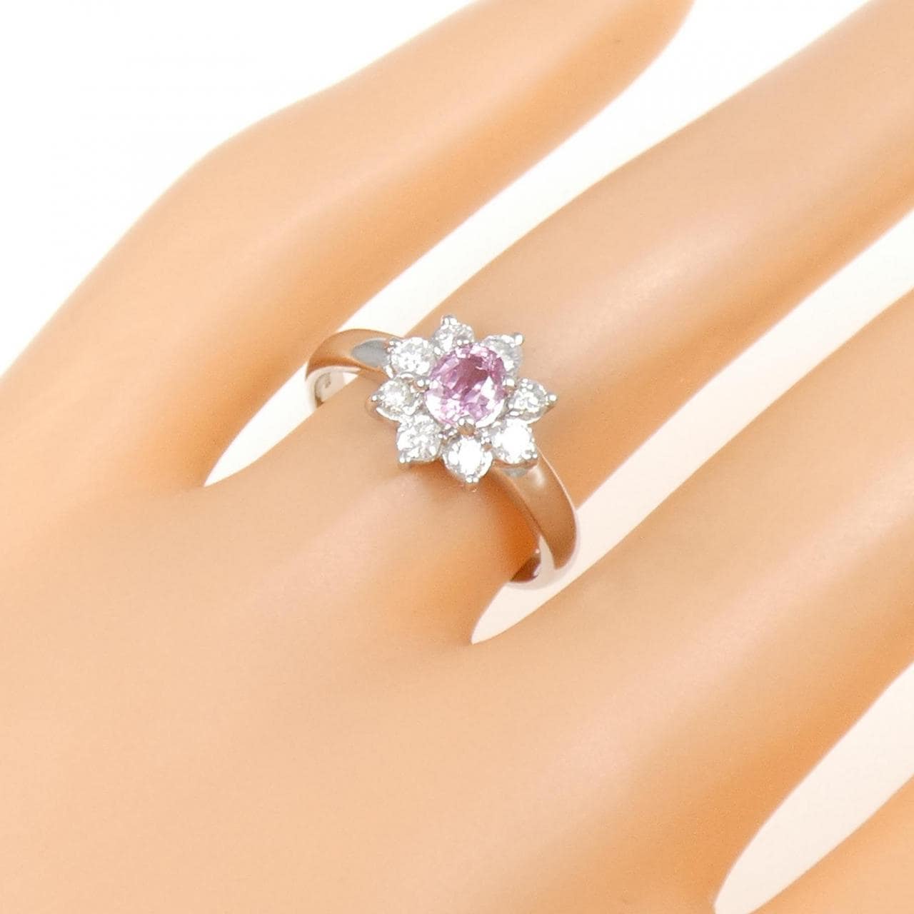 PT900 サファイヤ リング 0.412CT