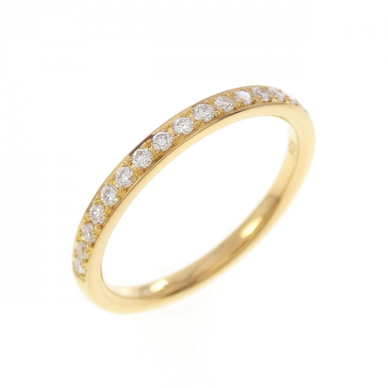 【リメイク】K24YG ハーフエタニティ ダイヤモンド リング 0.20CT