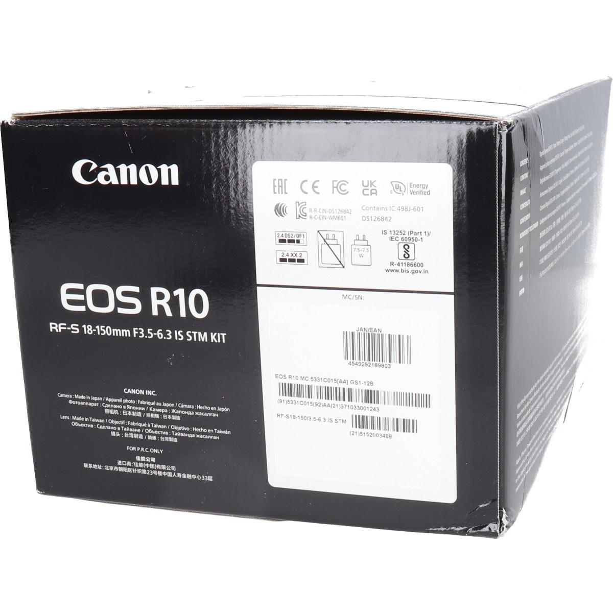 【未使用品】ＥＯＳ　Ｒ１０　ＲＦ－Ｓ１８－１５０ＩＳキット