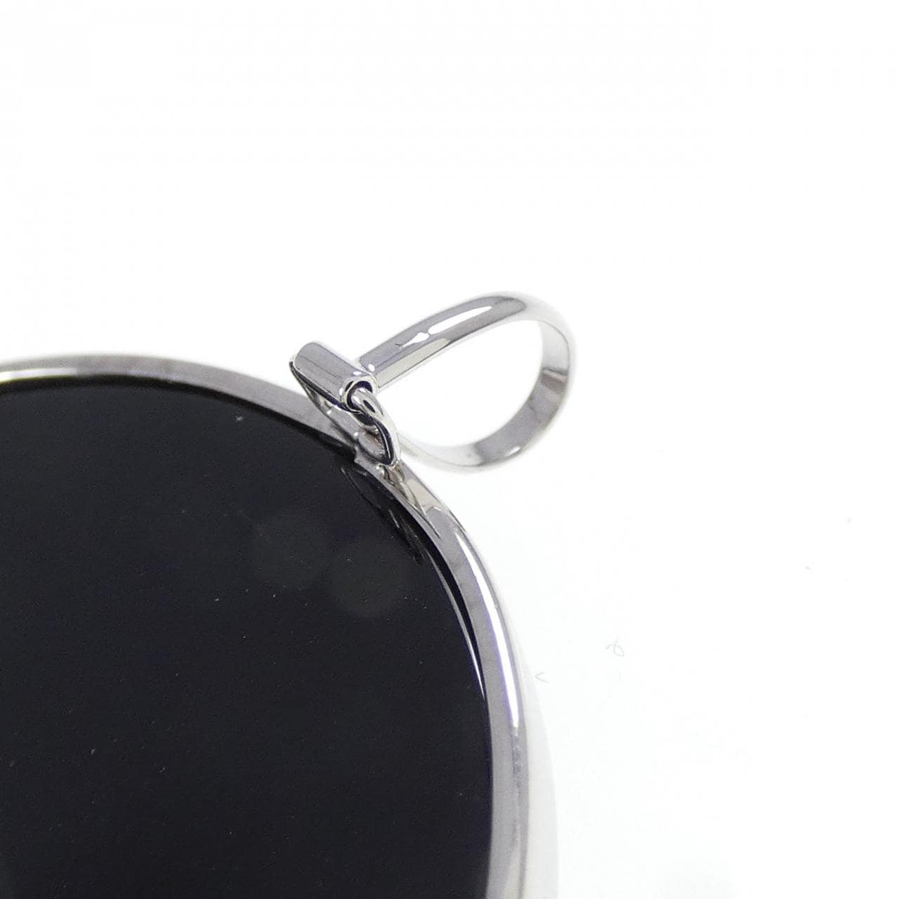 K18WG メノウカメオ ブローチ