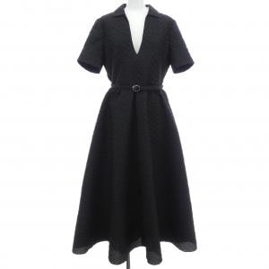 クリスチャンディオール CHRISTIAN DIOR クロッケ テクニカル ファブリック ミディドレス 141R38A2790 ワンピース