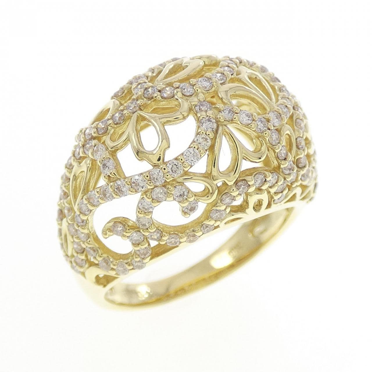 K18YG ダイヤモンド リング 0.92CT