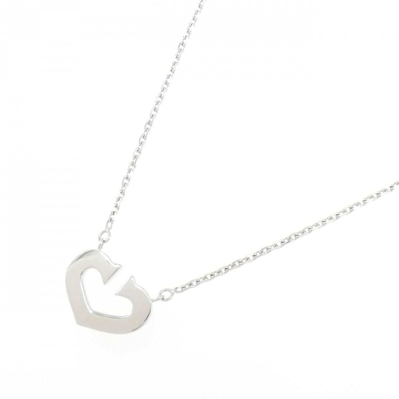 カルティエ Cハート ネックレス