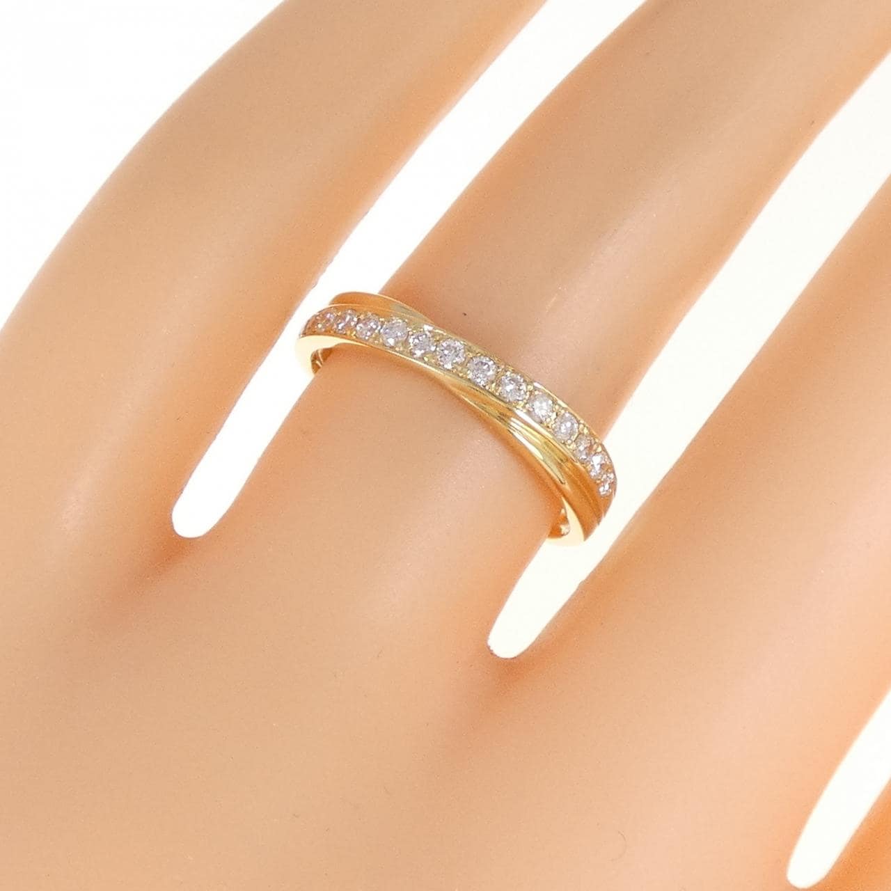 K18YG ダイヤモンド リング 0.20CT