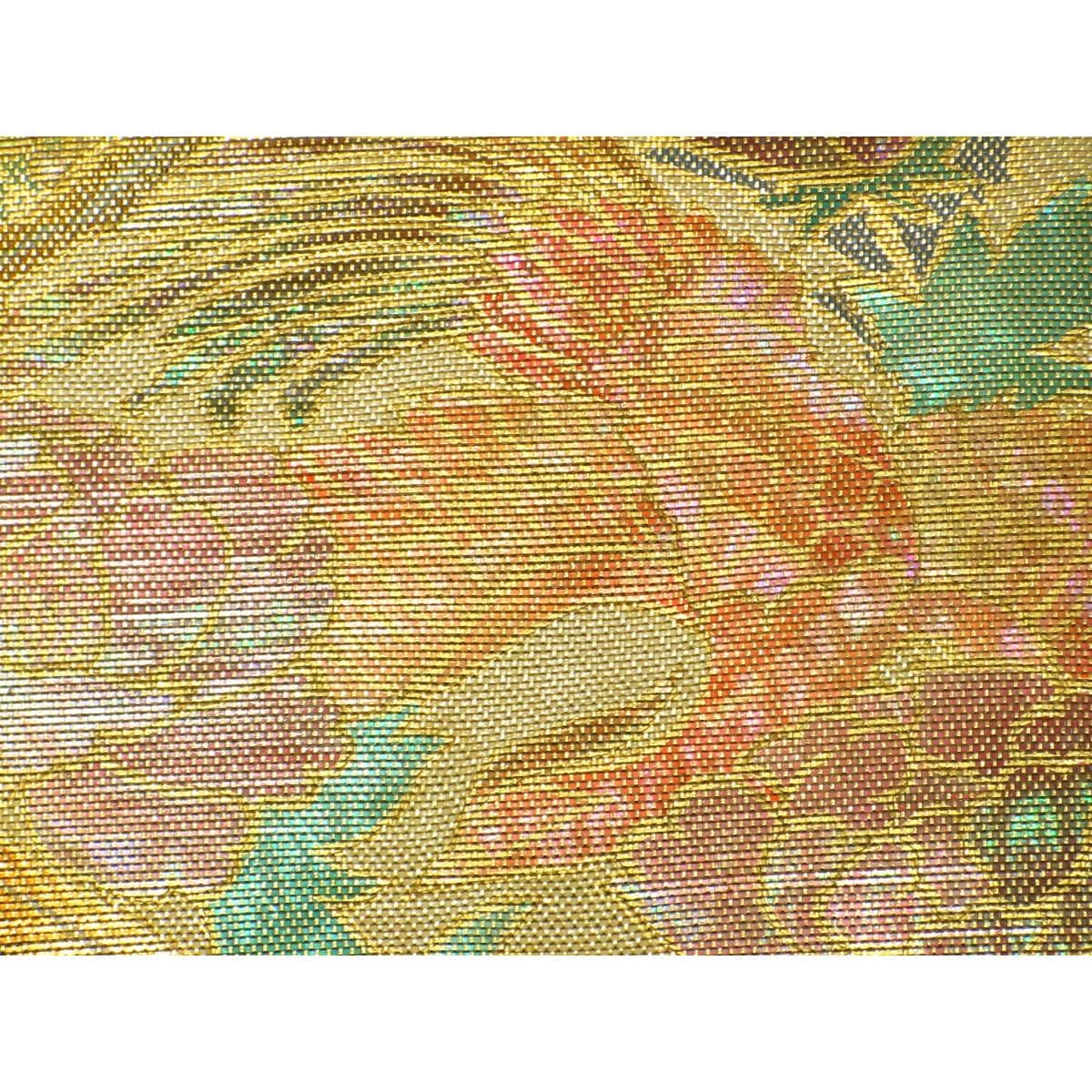 【未使用品】袋帯　【川島織物】螺鈿加工