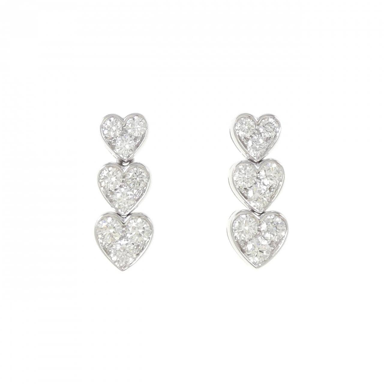 ピキョッティ ハート ダイヤモンド ピアス 1.56CT