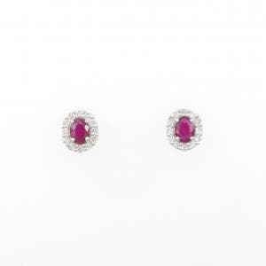 Ruby earrings/earrings