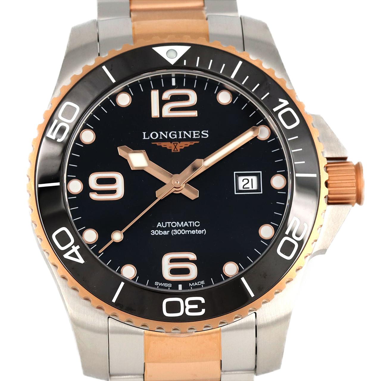 [新品] LONGINES HydroConquest PG Combi L3.782.3.58.7 SSxGP自動上弦