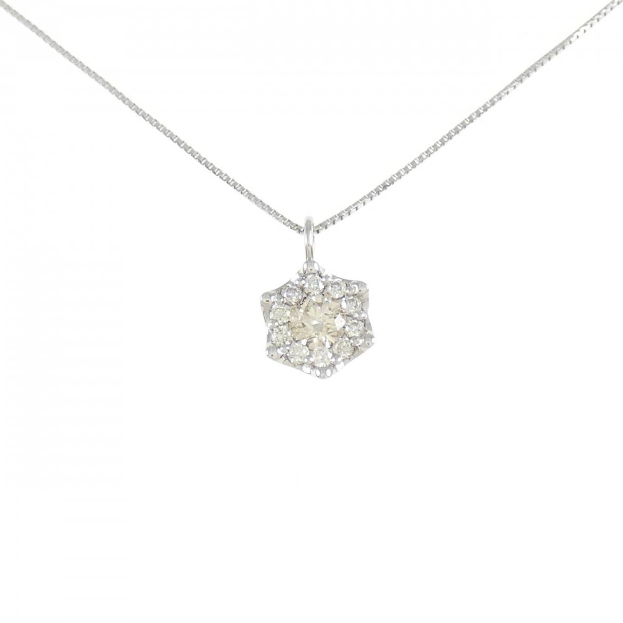 PT900/PT850 ダイヤモンド ネックレス 0.31CT