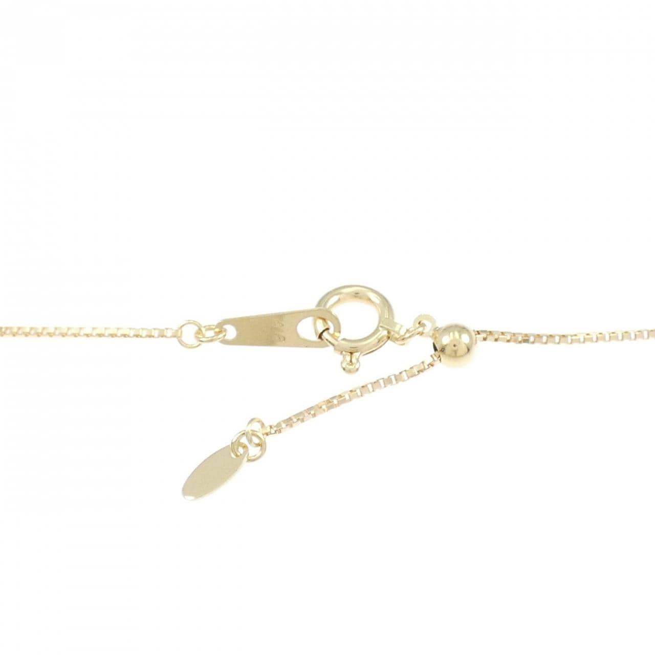 K18YG クロス ダイヤモンド ネックレス 0.45CT