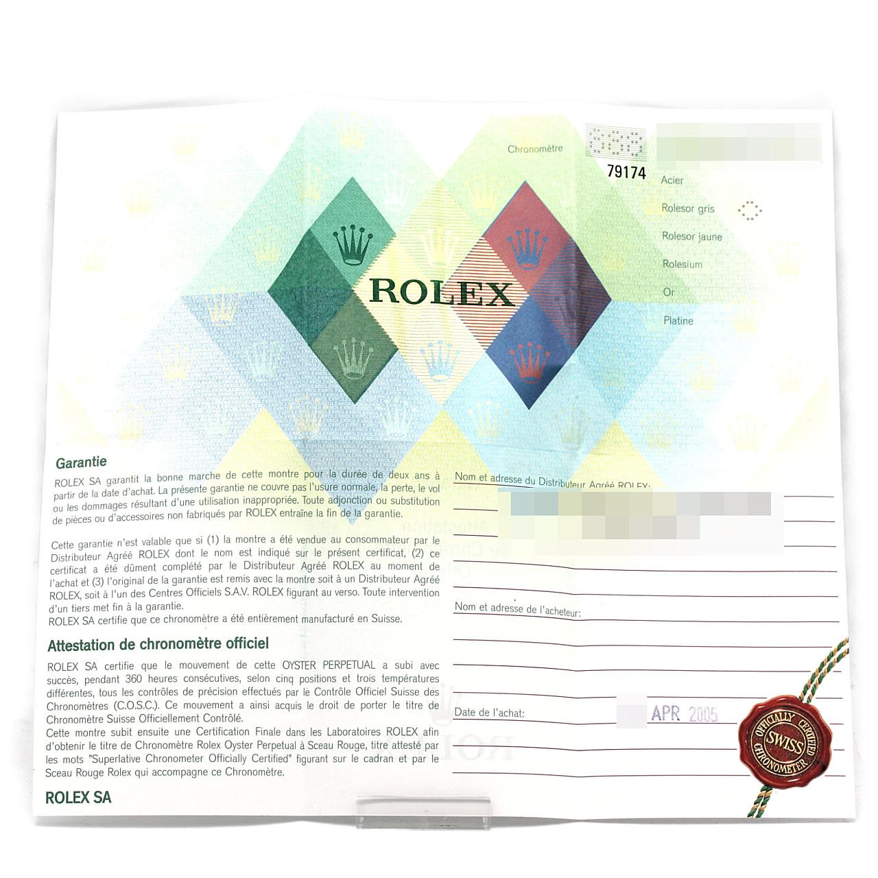 ロレックス デイトジャスト 79174 SSxWG 自動巻 F番