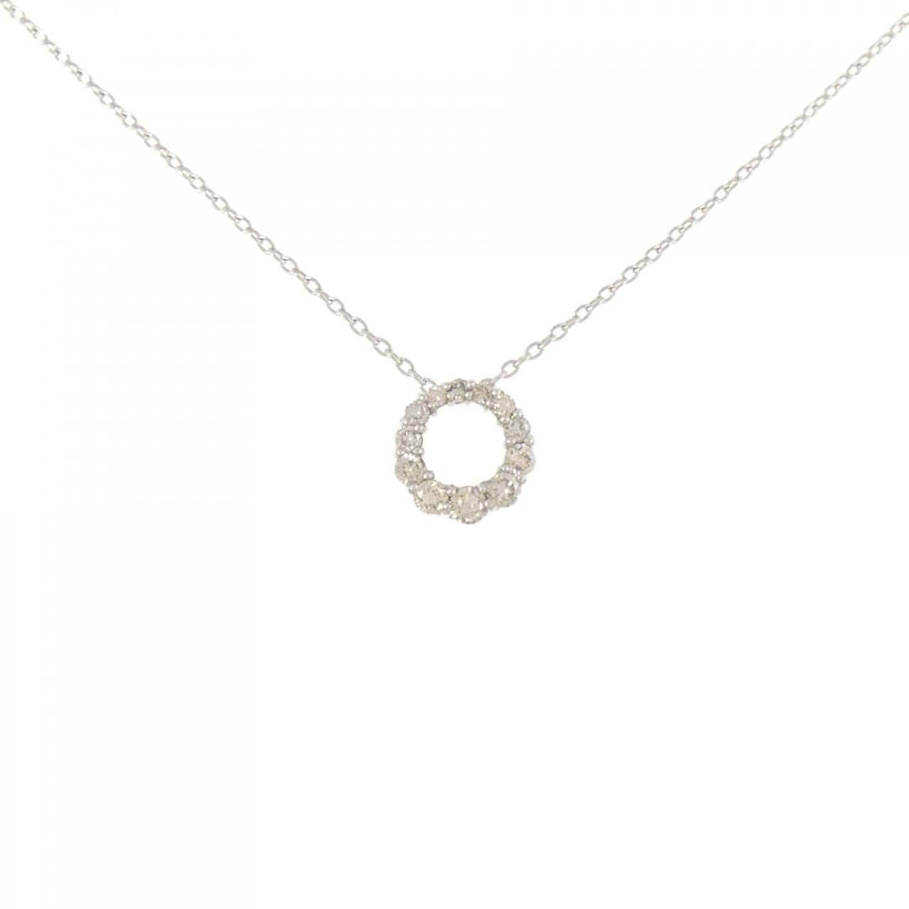 PT950/PT850 ダイヤモンド ネックレス 0.20CT