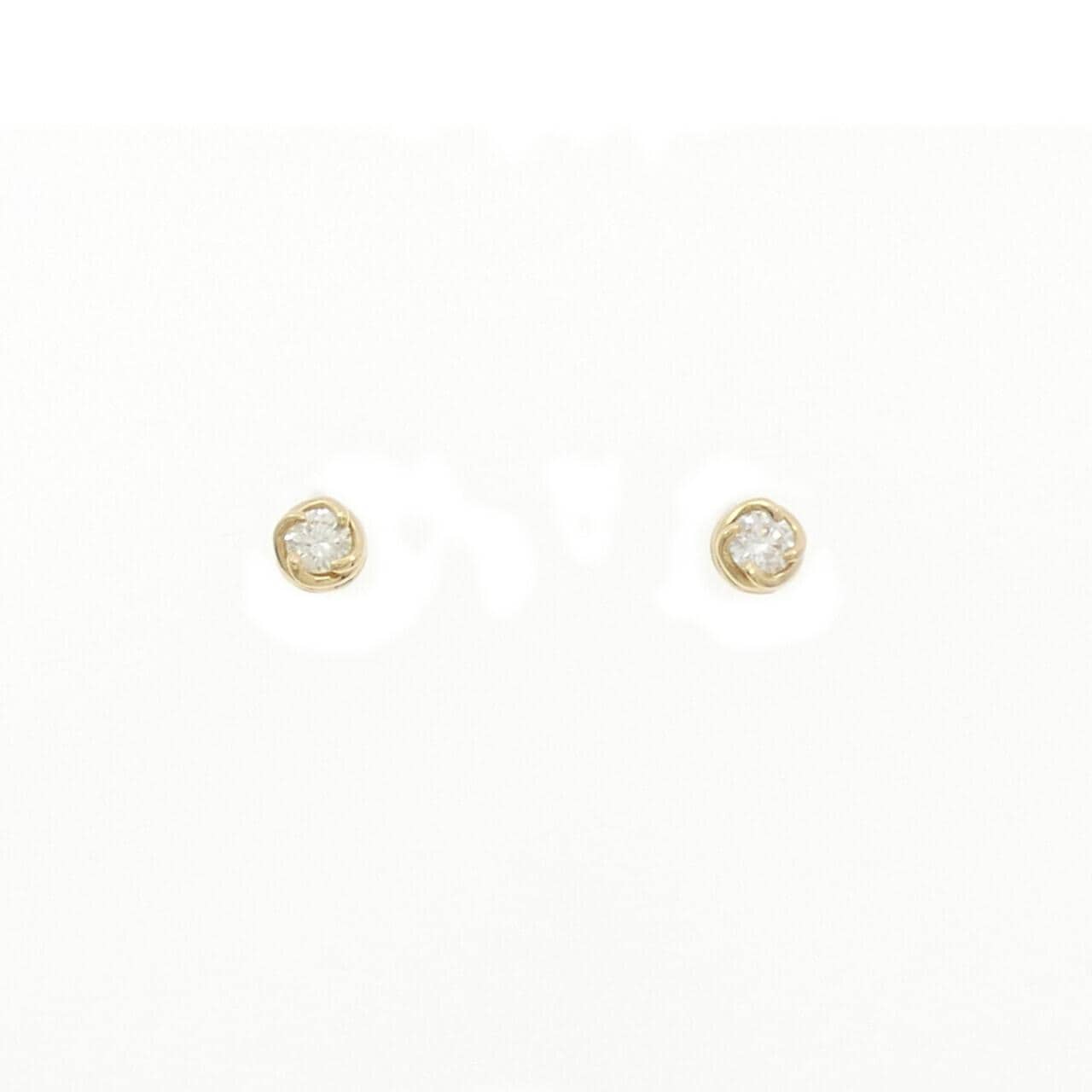 K18YG ダイヤモンド ピアス