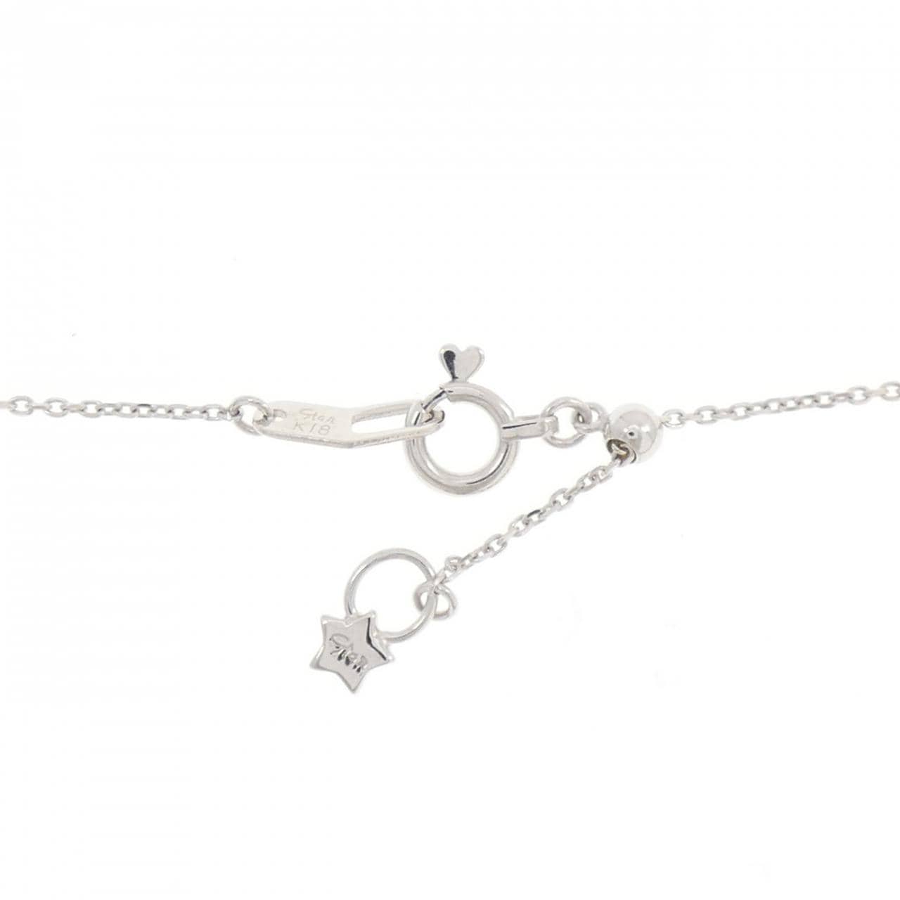 スタージュエリー スター ダイヤモンド ネックレス 0.08CT
