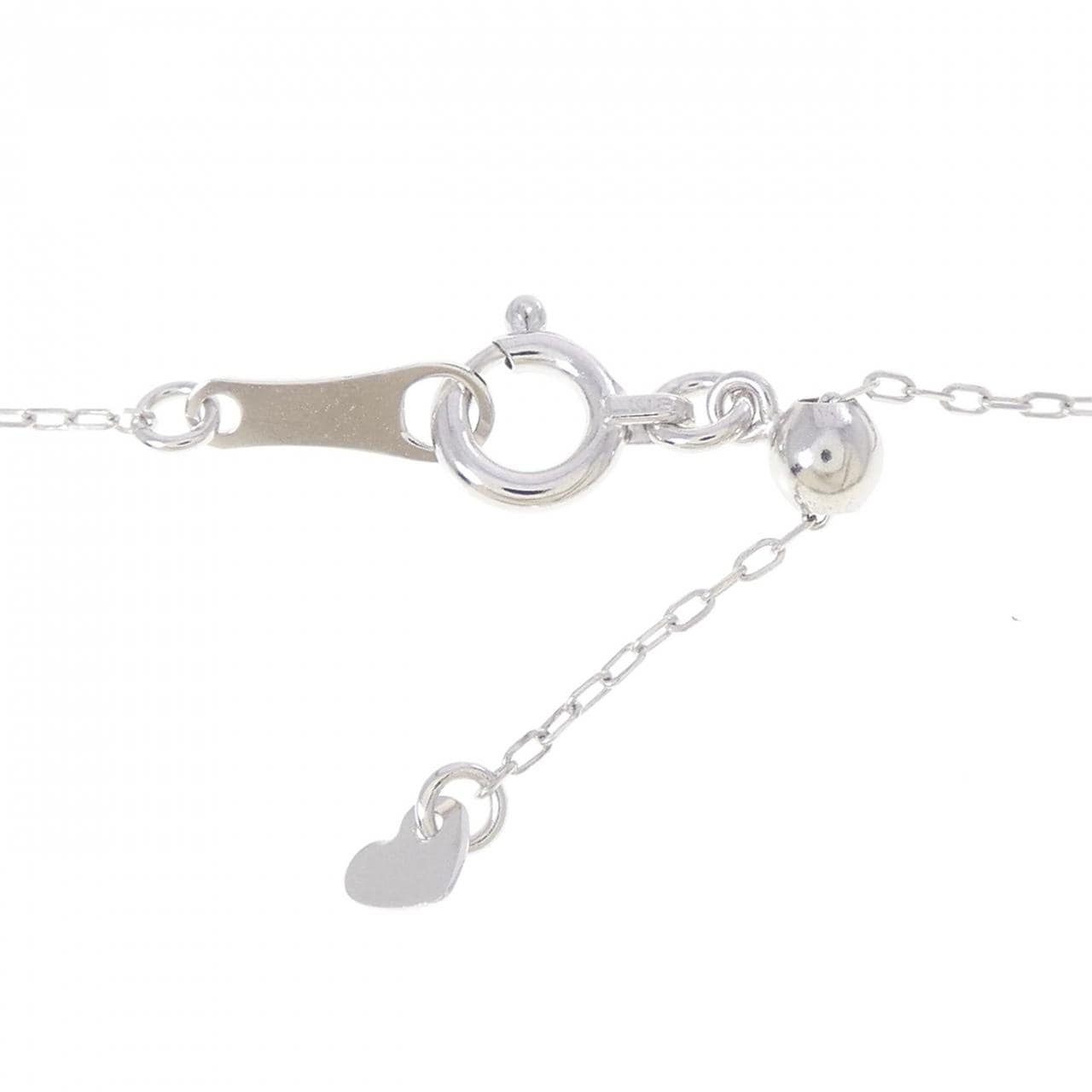 K18WG ダイヤモンド ネックレス 0.37CT