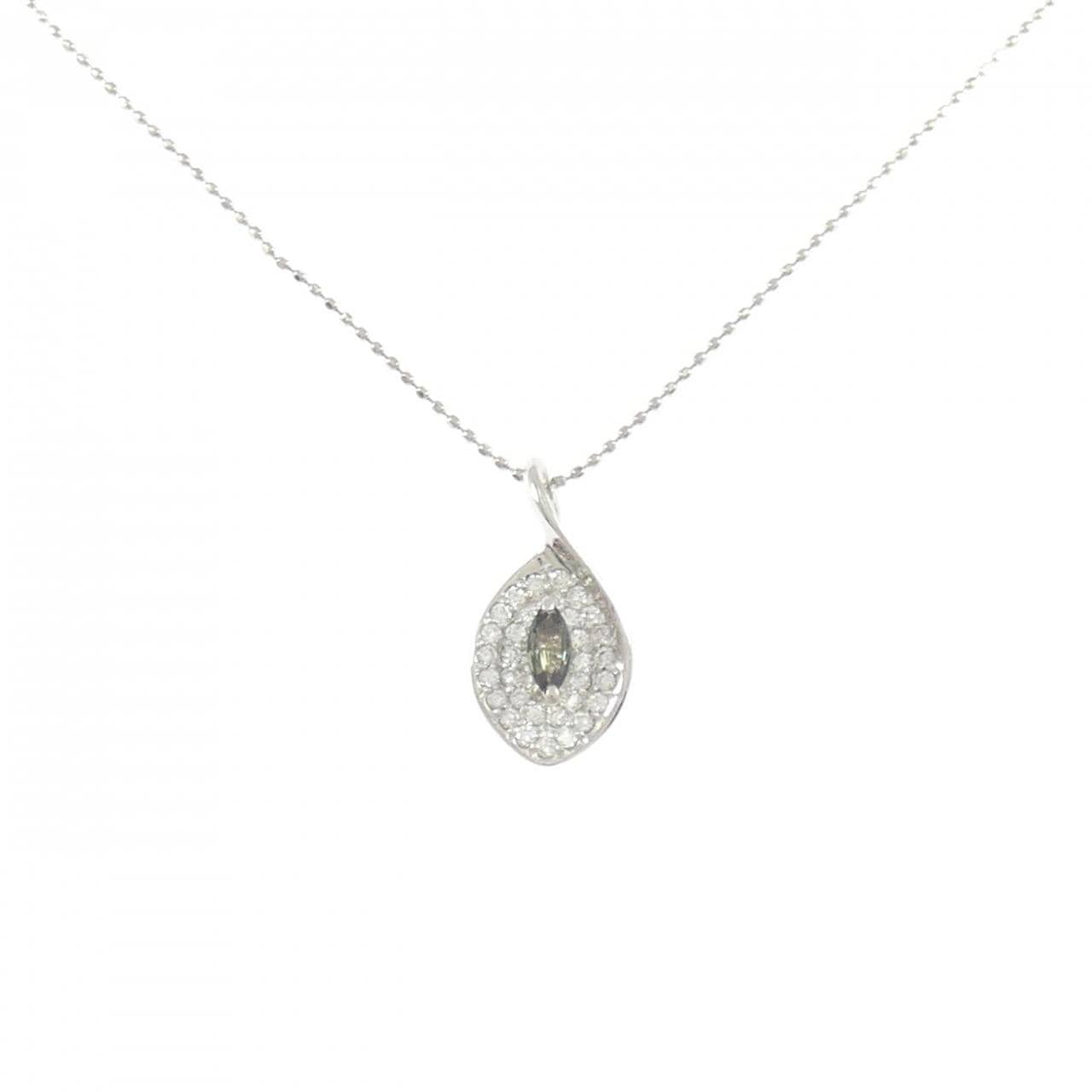 PT900/PT850 アレキサンドライト ネックレス 0.13CT
