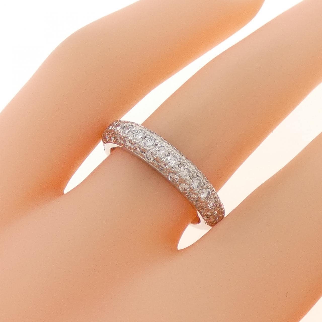 PT900 パヴェ ダイヤモンド リング 0.80CT