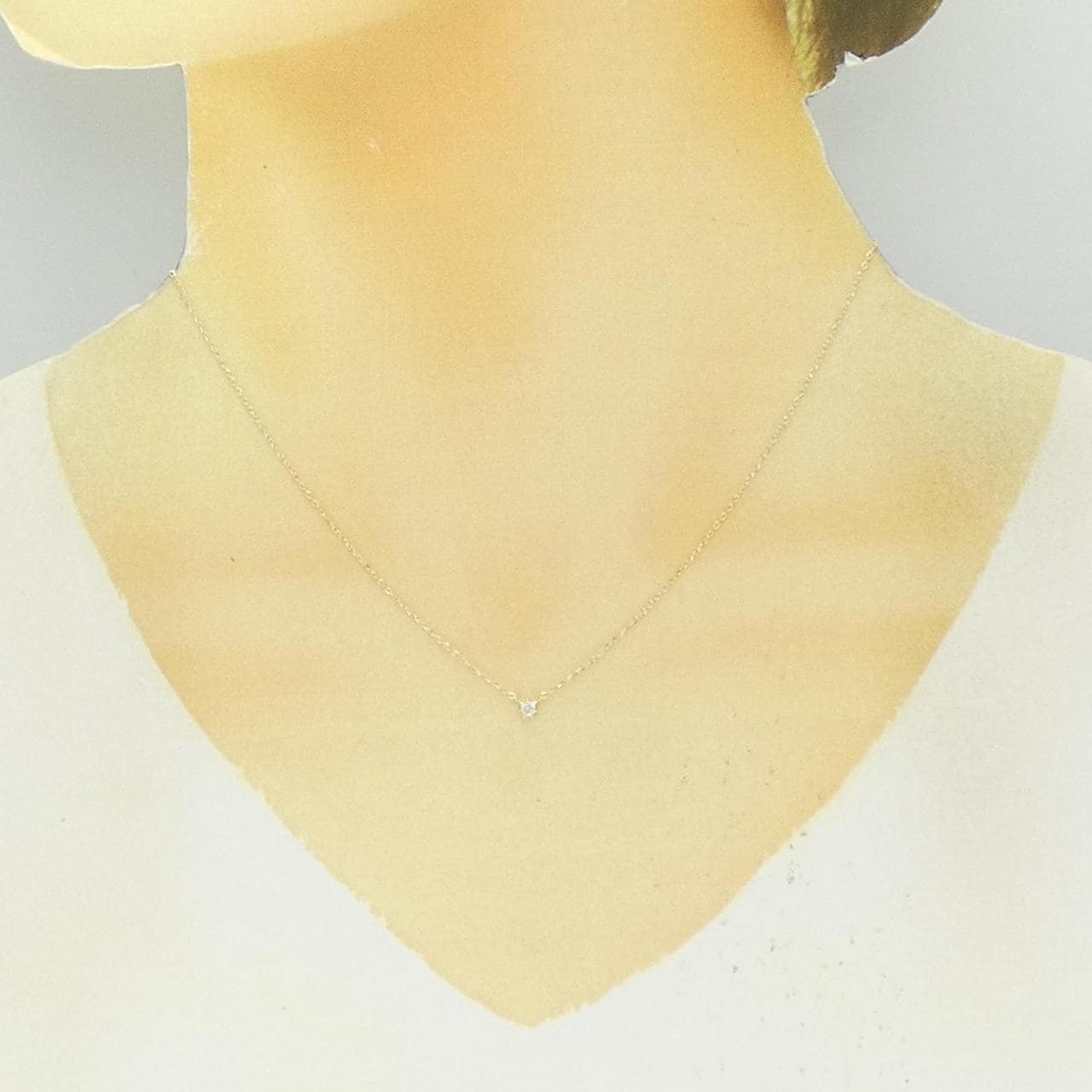 スタージュエリー ダイヤモンド ネックレス 0.05CT