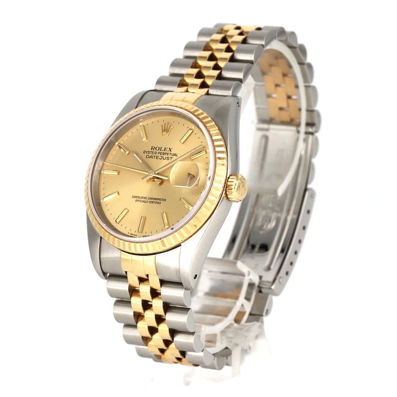 ロレックス デイトジャスト 16233 SSxYG 自動巻 L番