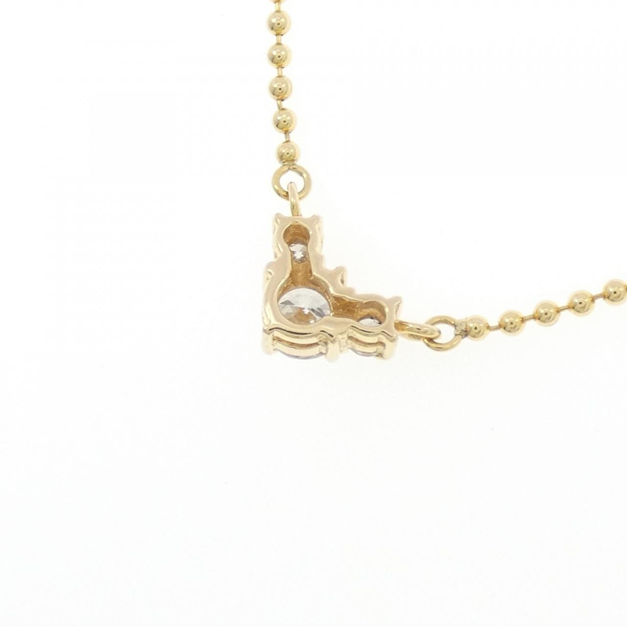 K18YG ダイヤモンド ネックレス 0.18CT